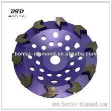 arrow diamond segment grinding cup wheel